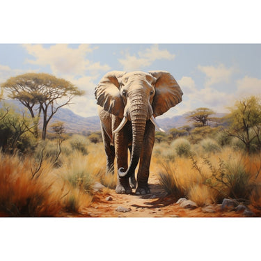 Elephant Oil Canvas